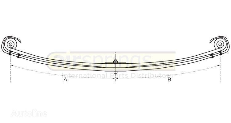 φορτηγό DAF XF105 για ελατήριο DAF 1381683.1377375. F017T765ZA75.5020920.29342000 1381683