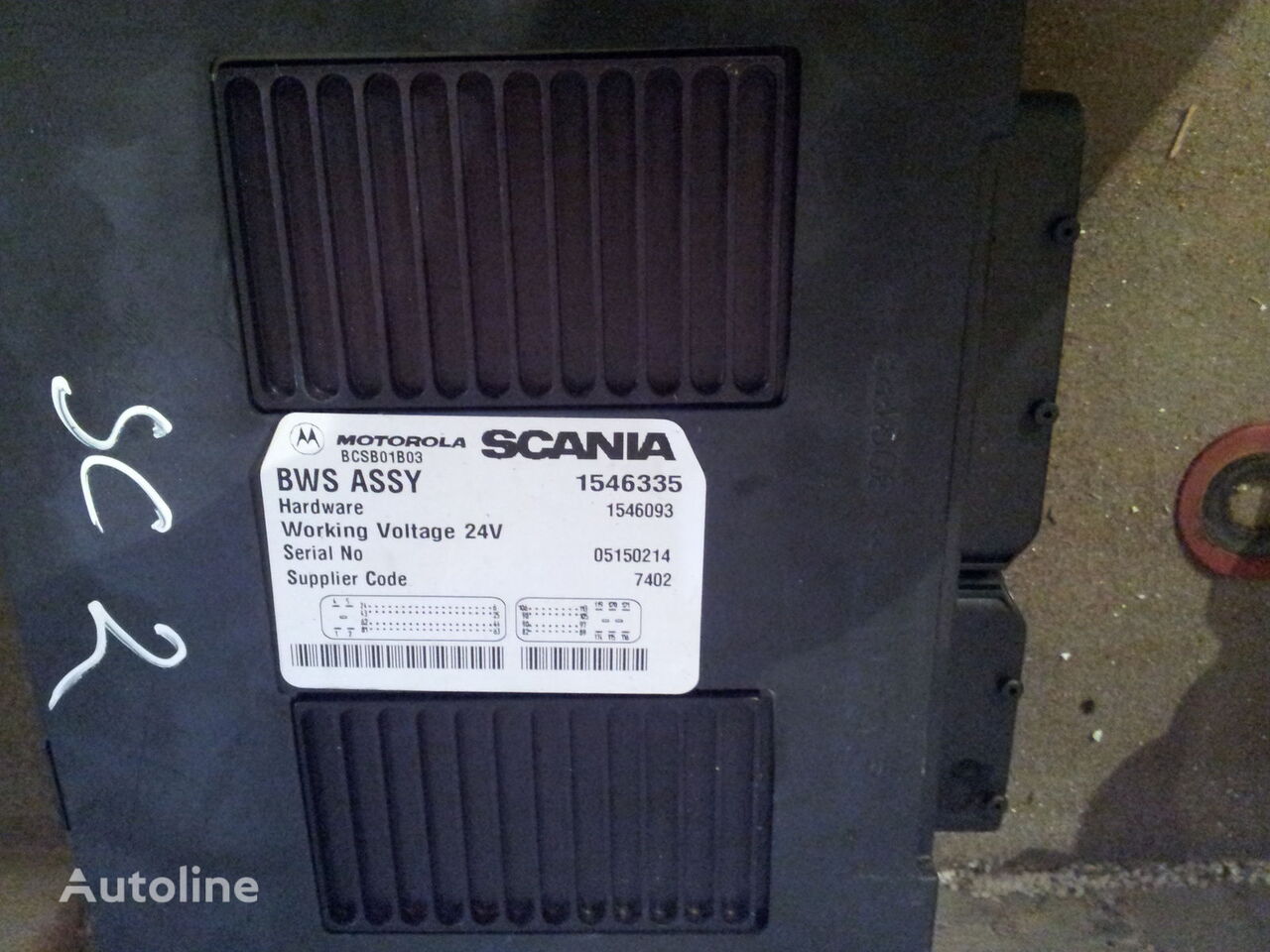 τράκτορας Scania R, BWS ASSY για μονάδα ελέγχου Scania T, P, G, R, L series EURO3, EURO 4, BWS ASSY control unit, 15463