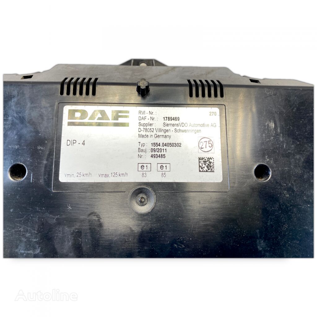 τράκτορας DAF XF95, XF105 (2001-2014) για πίνακας οργάνων Siemens XF105 (01.05-)