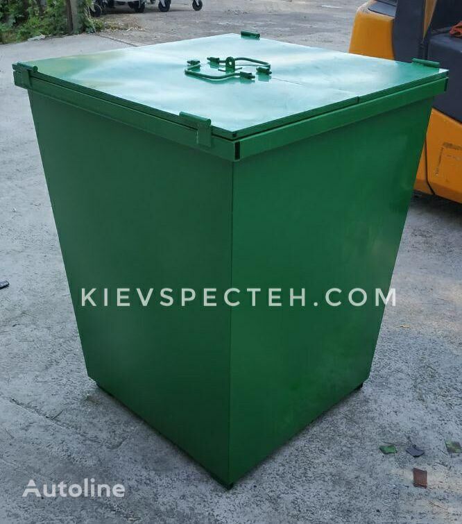 καινούριο κάδοι απορριμμάτων Konteyner s kryshkoy 750 l Bak dlya musora metal 2 mm