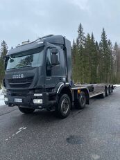 φορτηγό αυτοκινητάμαξα IVECO Trakker AD410T50 10x4 metsäkoneritilä
