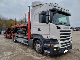 φορτηγό αυτοκινητάμαξα Scania P450 + ROLFO