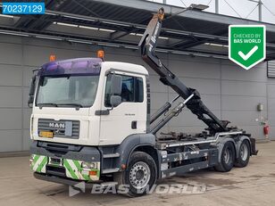 φορτηγό φορτωτής με γάντζο MAN TGA 28.440 6X2 20 tons Multilift NL-Truck Liftachse Euro 5