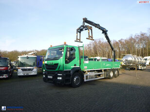 φορτηγό καρότσα IVECO Stralis 310 6x2 Euro 6 RHD + Atlas 129.3 crane