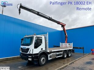 φορτηγό καρότσα IVECO Trakker 360 6x4, Palfinger, Remote, Steel suspension