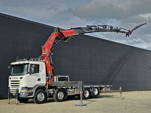 φορτηγό καρότσα Scania G450 EURO 6 / FASSI 99 t/m + JIB + WINCH