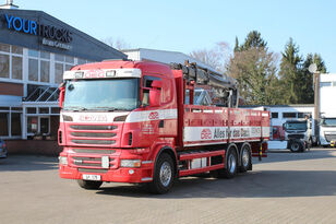 φορτηγό καρότσα Scania R 400 E5 6x2 Hiab 166K Baustoffkran Liftachse