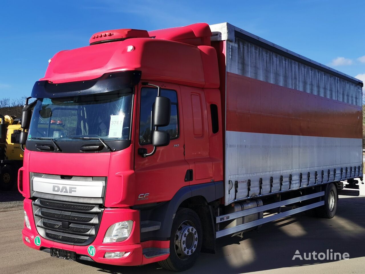 φορτηγό με καρότσα κουρτίνα DAF CF 310 FA