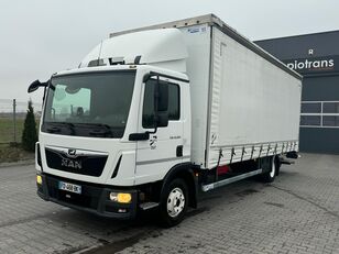 φορτηγό με καρότσα κουρτίνα MAN TGL 12.220 /Winda / Euro 6 / Srpwadzony serwis MAN / Idealny sta
