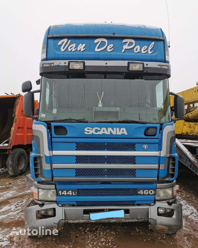 φορτηγό με καρότσα κουρτίνα Scania 144L κατά ανταλλακτικό