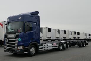 φορτηγό μεταφοράς εμπορευματοκιβωτίων Scania R 450 / BDF / 6x2 / RETARDER / + PRZYCZEPA BDF SCHWARZMULLER / + ρυμουλκούμενο μεταφοράς εμπορευματοκιβωτίων
