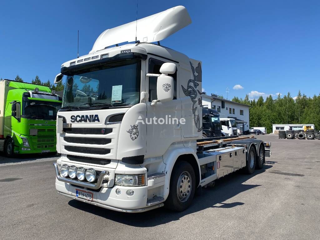 φορτηγό μεταφοράς εμπορευματοκιβωτίων Scania R490