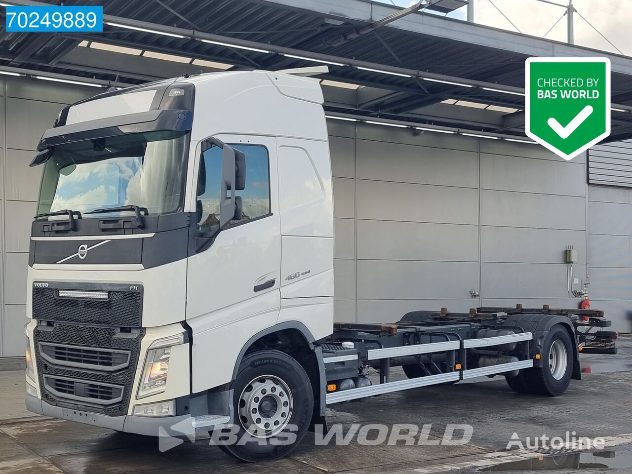 φορτηγό μεταφοράς εμπορευματοκιβωτίων Volvo FH 460 4X2 VEB+ Globetrotter ACC Navi