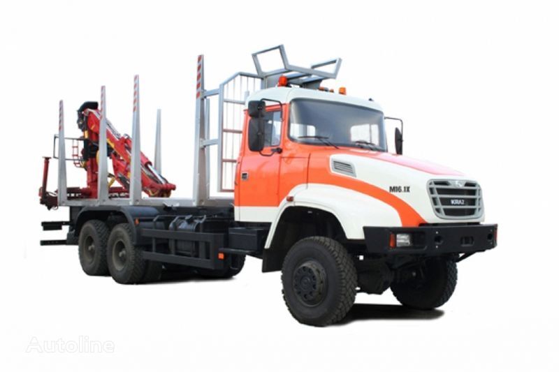καινούριο φορτηγό μεταφοράς ξυλείας KrAZ M16.1H