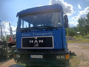 φορτηγό μεταφοράς ξυλείας MAN 26.463 + ρυμουλκούμενο μεταφοράς ξυλείας