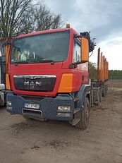 φορτηγό μεταφοράς ξυλείας MAN TGS 33.440 +Epsilon Q 170Z + Lemex
