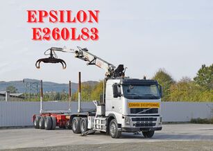 φορτηγό μεταφοράς ξυλείας Volvo FH 520 * EPSILON E260L83 * Anhänger /6x4