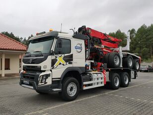 φορτηγό μεταφοράς ξυλείας Volvo FMX 540 + ρυμουλκούμενο μεταφοράς ξυλείας