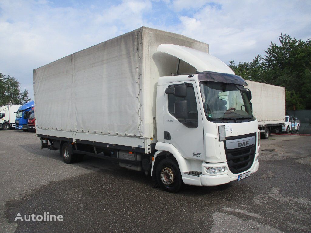 φορτηγό μουσαμάς DAF LF 12.220, HC,  17 palet