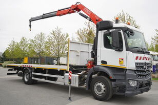 φορτηγό πλατφόρμα Mercedes-Benz  Arocs 1833 HDS 4×2 E6 / Fassi F155A.0.22 E-Active crane / 20 pa