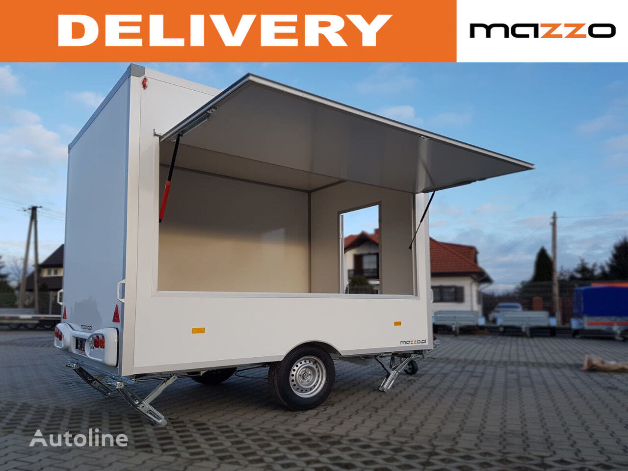 καινούριο ρυμουλκούμενο για εμπόριο Niewiadów H13301H 3x2.03x2.3m Mobile catering trailer street Verkaufsanhän