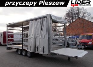 καινούριο ρυμουλκούμενο κουρτίνα Lider lider-trailers LT-087 przyczepa 620x220x240cm, firana dwustronna