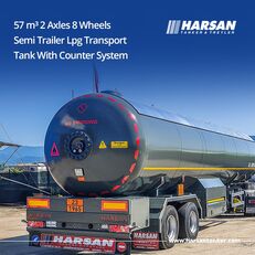 καινούρια δεξαμενή αερίου HARSAN 2023 Model 57 m3 (27 Tons) Capacity LPG Transport Tanks