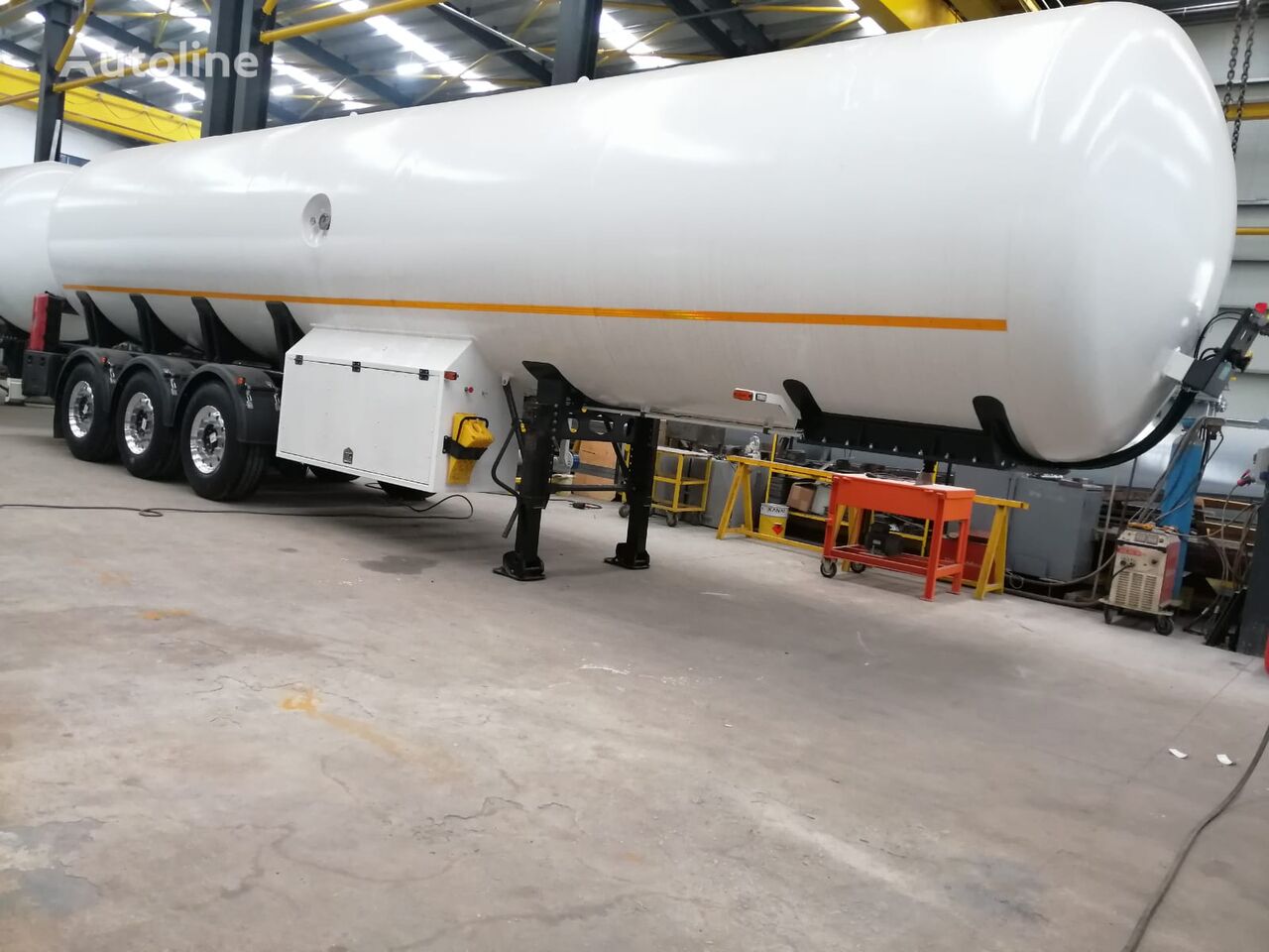 καινούρια δεξαμενή αερίου HASAN ENERJI 20 25 30 35 40  tons LPG Semi Trailer Bridger