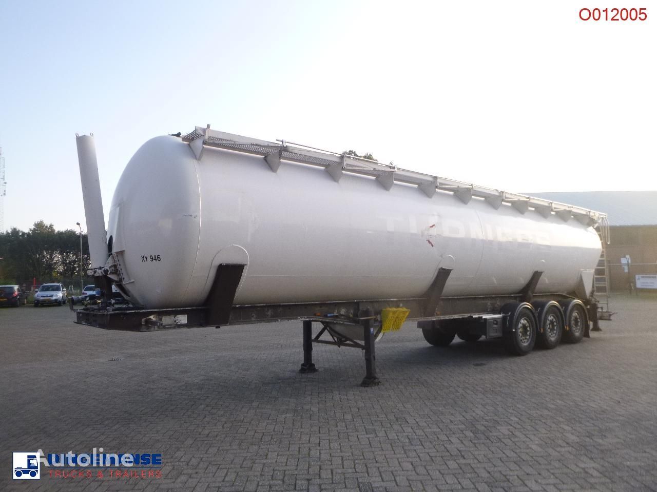 δεξαμενή σιλό Feldbinder Powder tank alu 65 m3 (tipping)