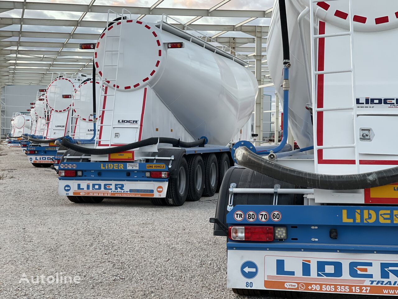 καινούρια δεξαμενή σκυροδέματος Lider LIDER NEW 2023  MODELS bulk cement trailer